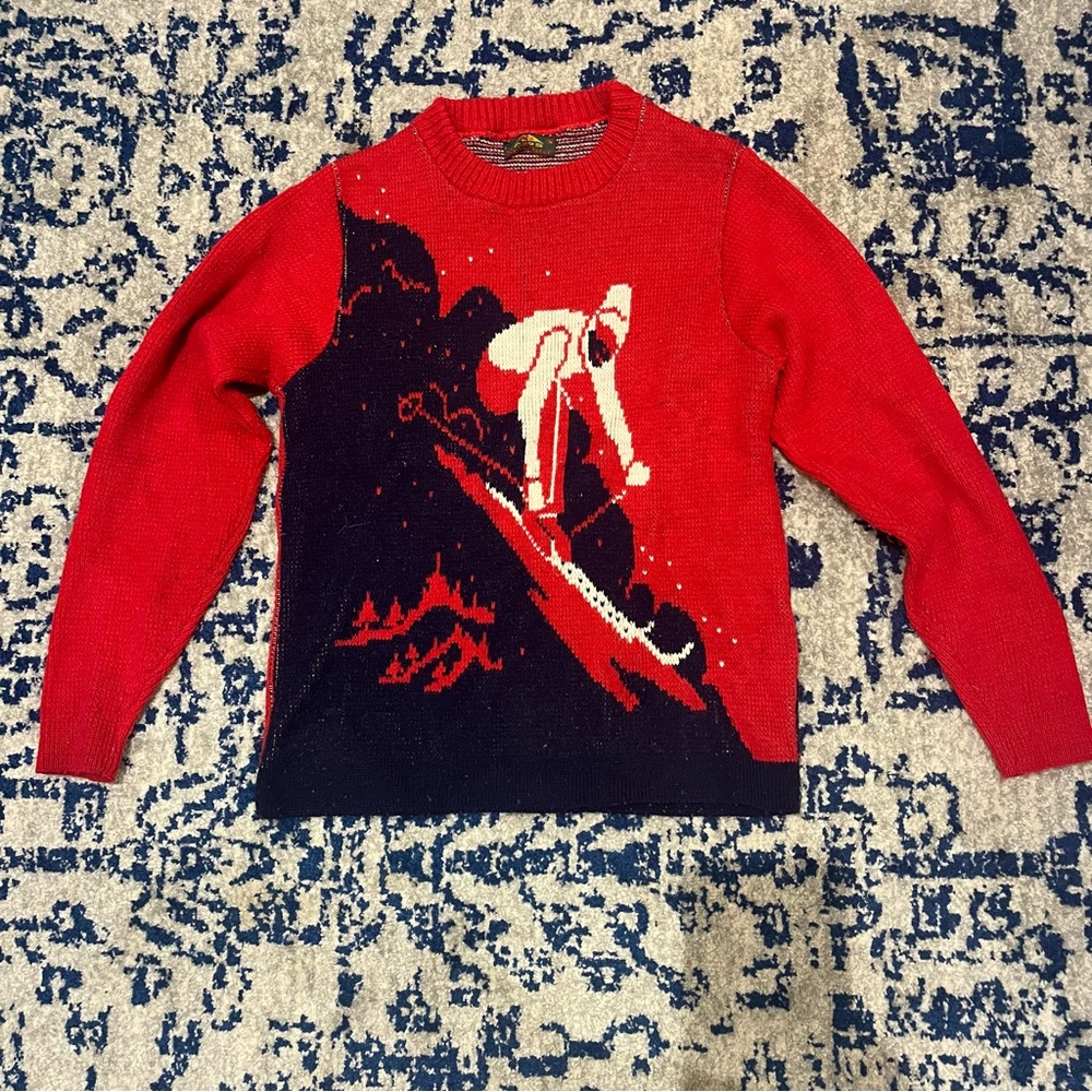 Vintage Alps Knitmeister Ski Downhill Sweater